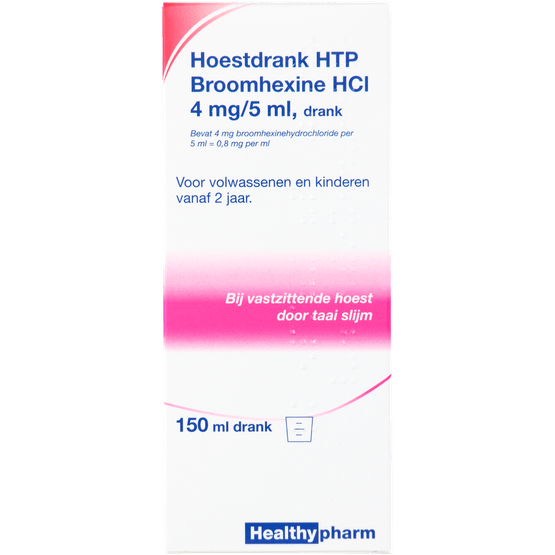 Healthypharm Hoestdrank broomhexine hcl 4mg - Dirk