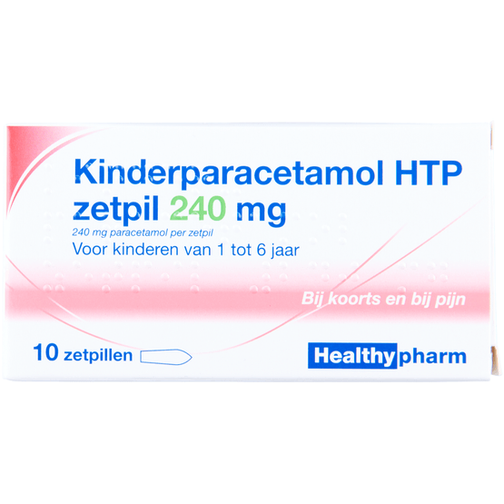Healthypharm Paracetamol zetpil 240 mg - Dirk