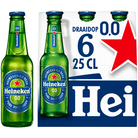 Heineken 0.0 % mono pilsener twist-off - Dirk