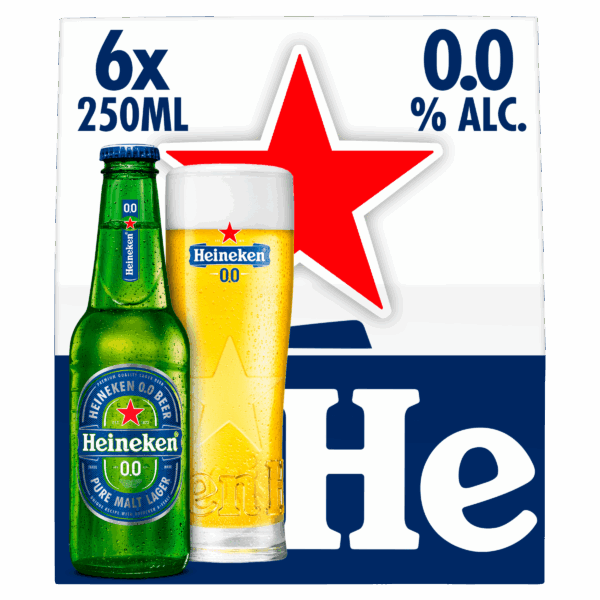Heineken Premium Pilsener 0.0 Bier Fles - PLUS