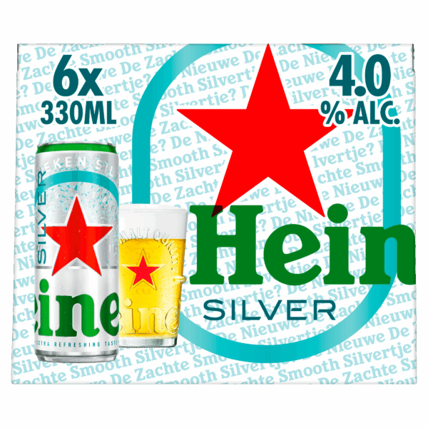 Heineken Silver Bier Blik - PLUS