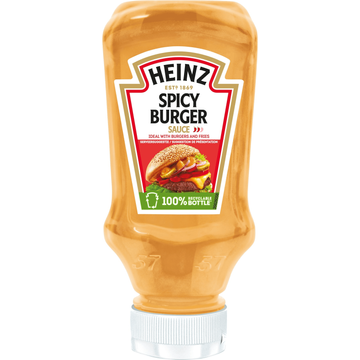 Heinz Spicy Burger Saus 220 ml - JUMBO