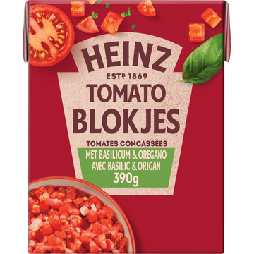 Heinz Tomaten blokjes basilicum - JUMBO