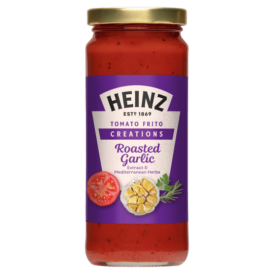 Heinz Tomato Frito Creations met geroosterde knoflook & Mediterraanse kruiden - Dirk