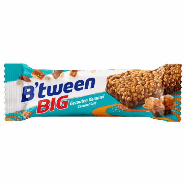 Hero B'tween BIG Mueslireep Gezouten Karamel - PLUS