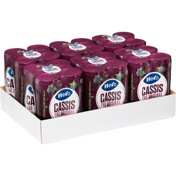 Hero Cassis The Original 24 x 250 ml - JUMBO