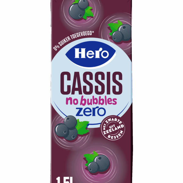 Hero Cassis no bubbles zero - PLUS