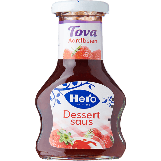 Hero Tova dessertsaus aardbeien - Dirk