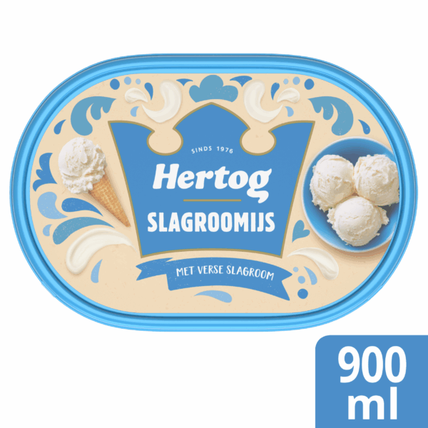 Hertog Classic slagroomijs - PLUS