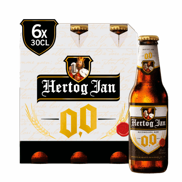 Hertog Jan Natuurzuiver pilsener bier 0.0% - PLUS
