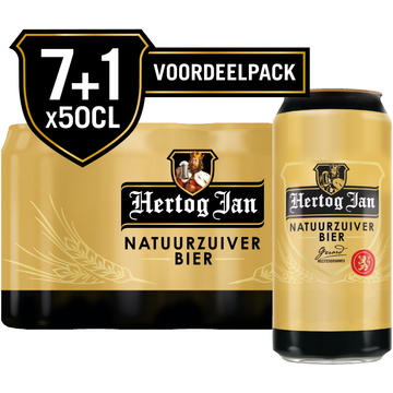 Hertog Jan - Pilsener - Blik - 7+1 x 500ML - JUMBO