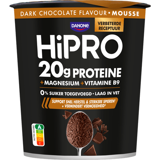 HiPRO Protein Mousse Dark Chocolade - Dirk