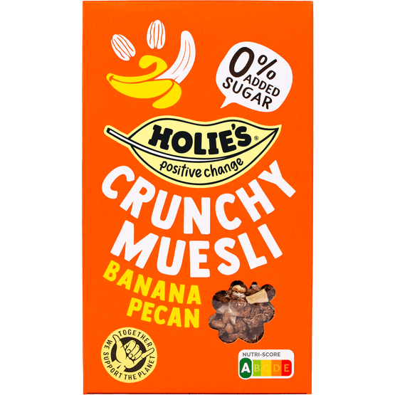 Holie Crunchy muesli banana pecan - Dirk