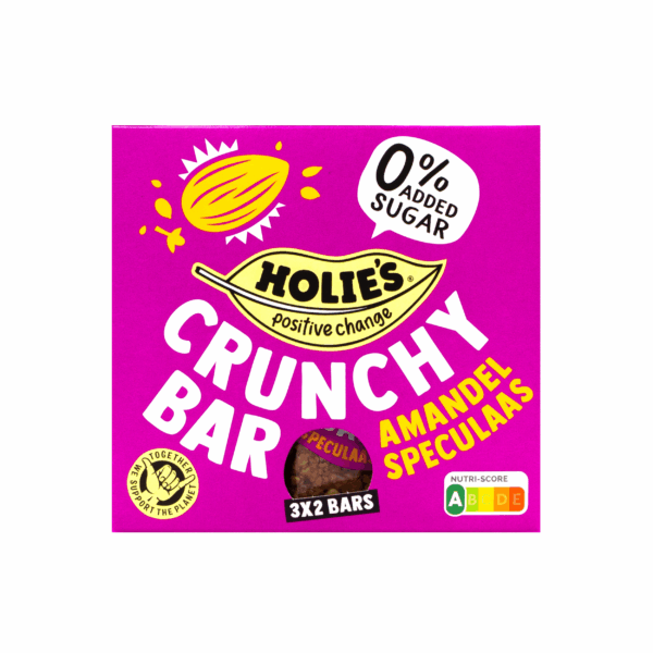 Holie's Crunchy Bar Amandel Speculaas - PLUS