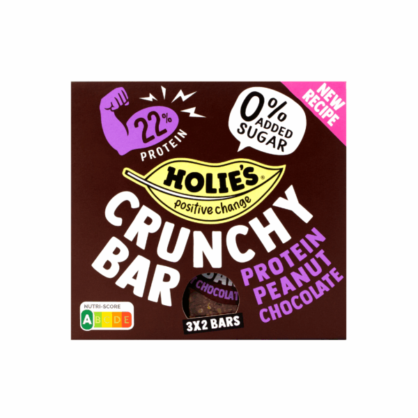 Holie's Crunchy Bar Protein Peanut Chocolate - PLUS