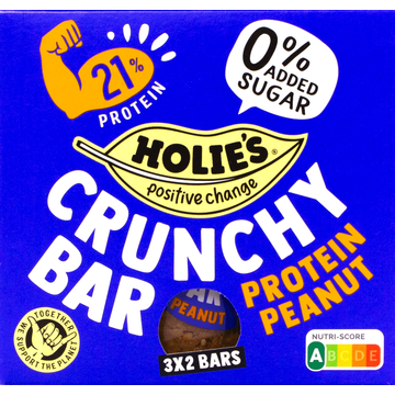 Holie's Crunchy Bar Protein Peanut - JUMBO