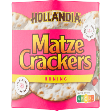 Hollandia Matze Crackers Honing 16 Stuks - JUMBO