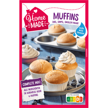 HomeMade Complete Mix voor Muffins - JUMBO