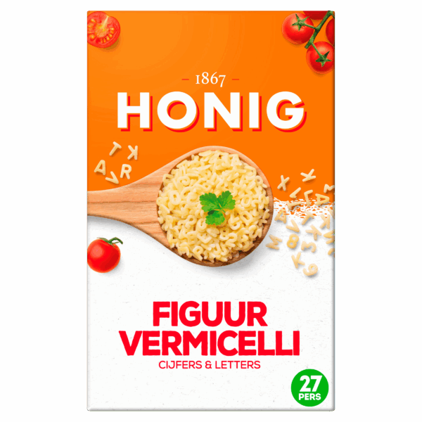 Honig Figuurvermicelli Cijfers en Letters - PLUS