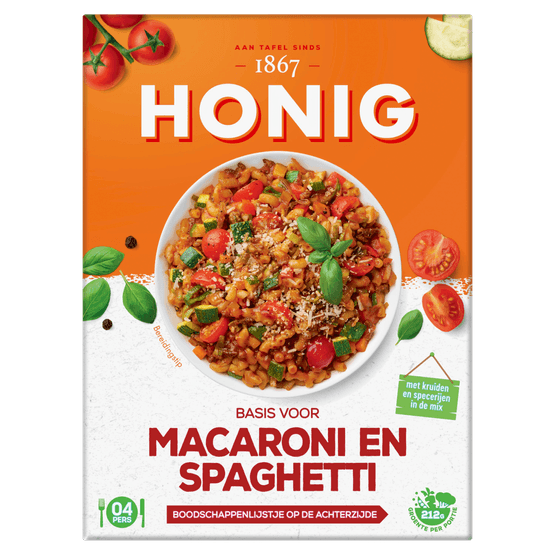 Honig Kruidenmix macaroni & spaghetti - Dirk