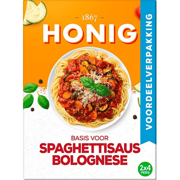 Honig Maaltijdmix voor Spaghettisaus Bolognese Dubbelpak - JUMBO