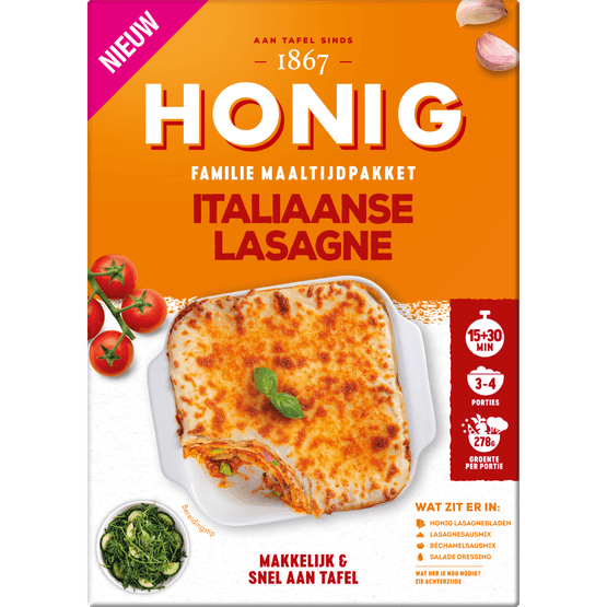 Honig Maaltijdpakket Italiaanse Lasagne - Dirk