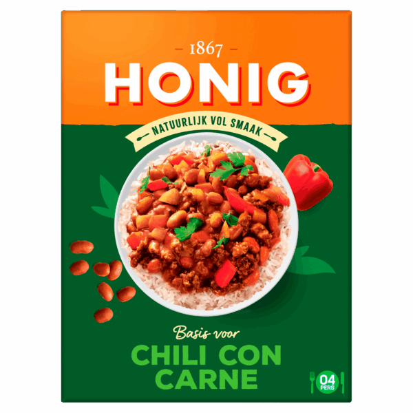 Honig Natuurlijk vol smaak Chili con Carne - PLUS