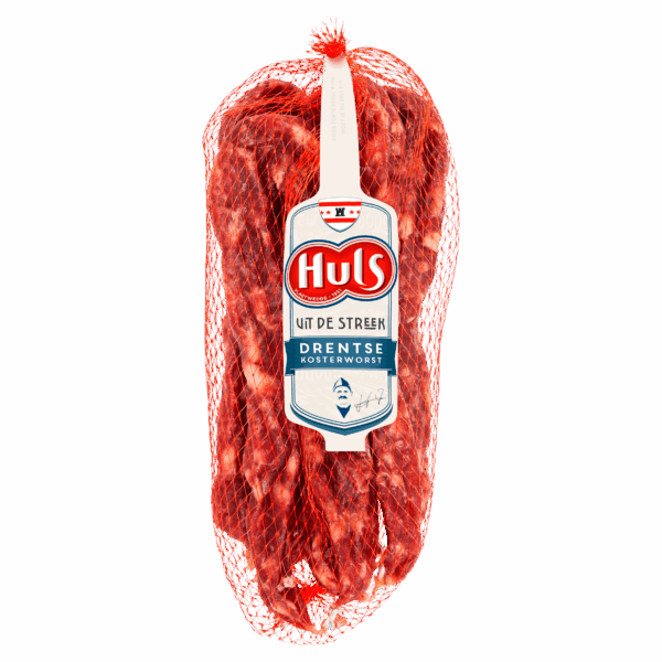 Huls Drentse kosterworst in net 4 stuks - PLUS