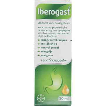 Iberogast vloeistof bij maagklachten