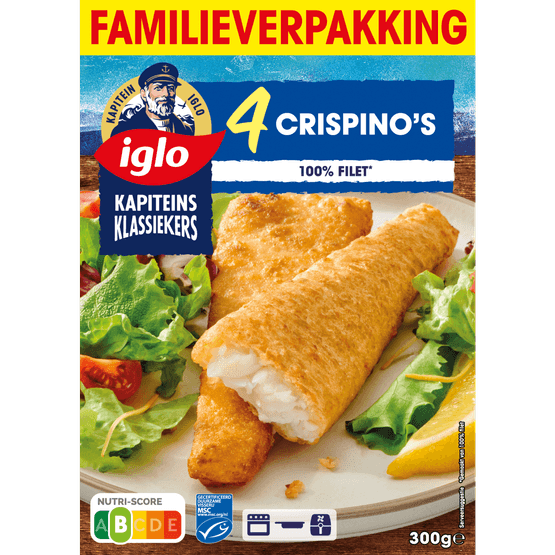 Iglo Kapiteins Klassiekers Crispino 4 stuks - Dirk