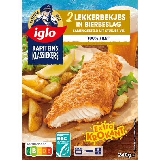 Iglo Kapiteins Klassiekers lekkerbekje bierbeslag - Dirk