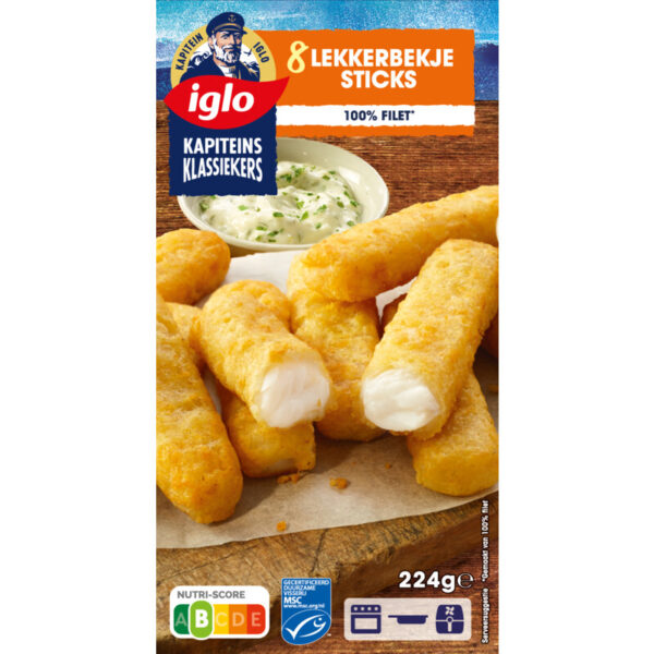 Iglo Lekkerbekje Sticks - Albert Heijn