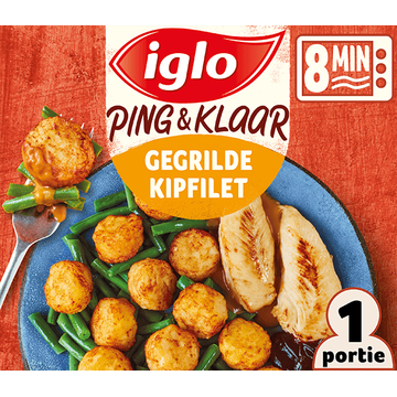 Iglo Ping & Klaar Gegrilde Kipfilet met rösti & sperziebonen - JUMBO