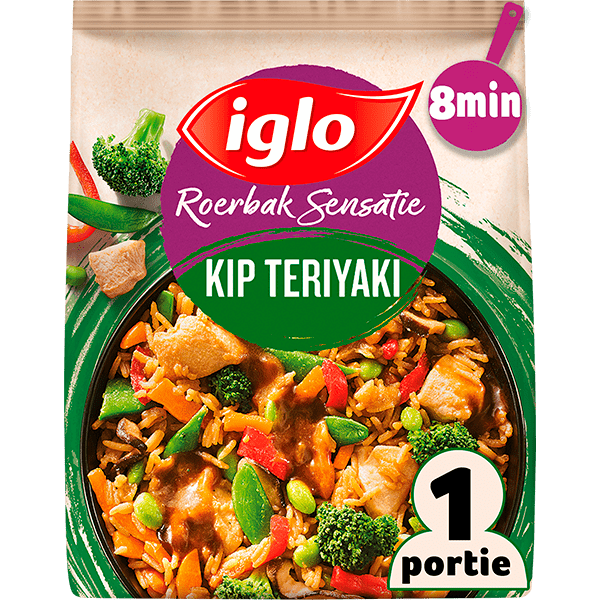Iglo Roerbaksensatie Kip Teriyaki - PLUS