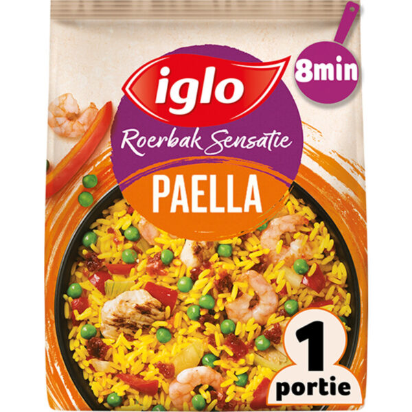 Iglo Roerbaksensatie Paella Kipfilet Garnalen - Albert Heijn