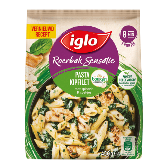 Iglo Roerbaksensatie kip-pasta-boursin - Dirk