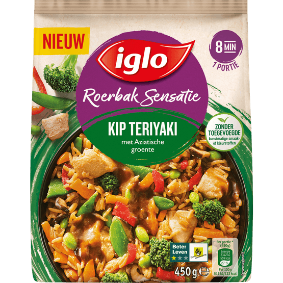 Iglo Roerbaksensatie kip teriyaki - Dirk