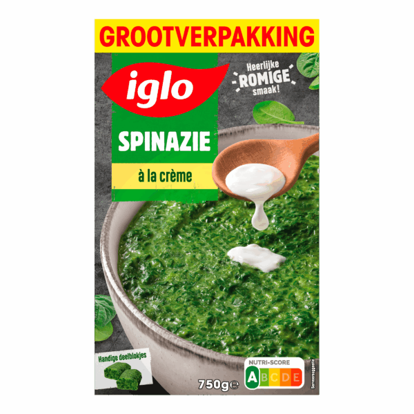 Iglo Spinazie a la creme - PLUS