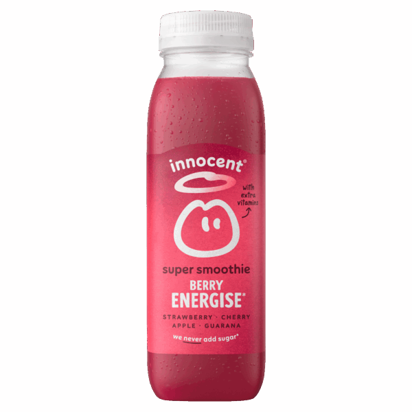 Innocent Super smoothie berry energise - PLUS