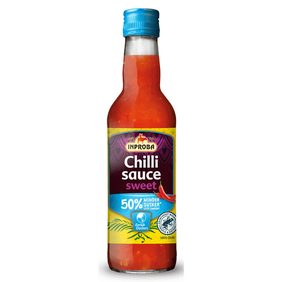 Inproba Chilisaus sweet 50% minder suiker - Dirk