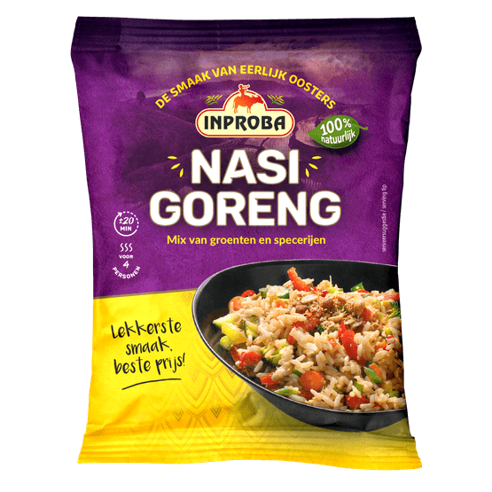 Inproba Kruidenmix nasi goreng minder zout - Dirk
