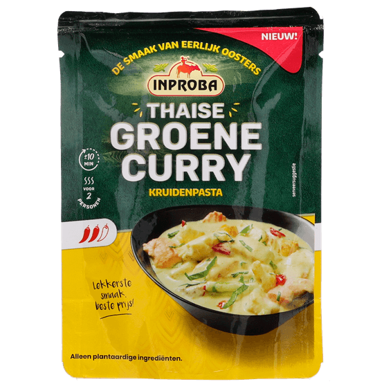Inproba Kruidenpasta groene curry - Dirk