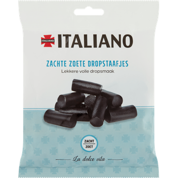Italiano Zachte Zoete Dropstaafjes - JUMBO