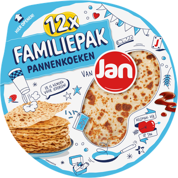 Jan Familiepak Pannenkoeken Naturel 12 Stuks - JUMBO