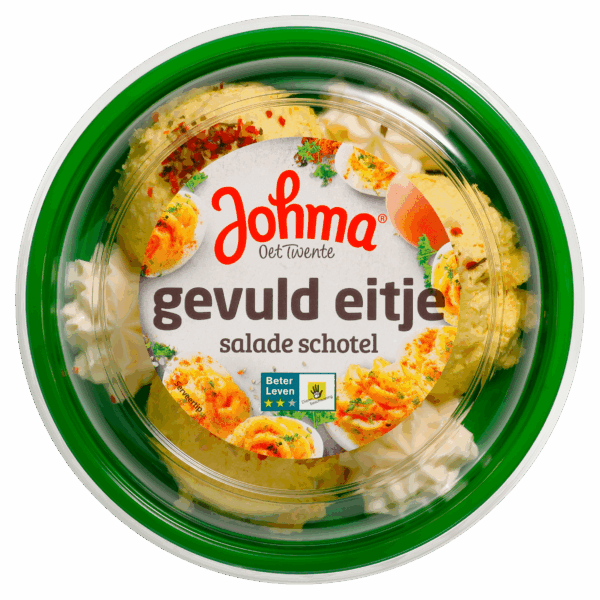 Johma Gevuld eitje saladeschotel - PLUS