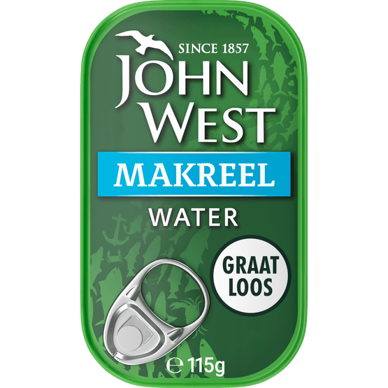 John West Makreelfilet in water - Dirk