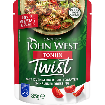 John West Tonijn Twist met Ovengedroogde Tomaten en Kruidendressing MSC - JUMBO