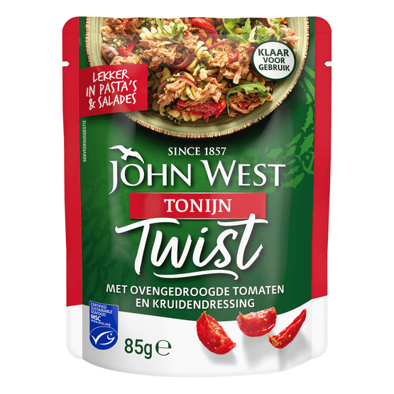 John West Tonijn twist ovengedroogde tomaat - Dirk