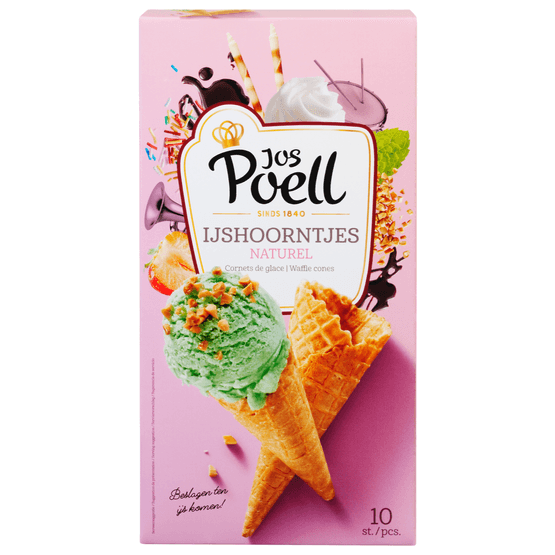 Jos Poell Ijshoorntjes naturel - Dirk