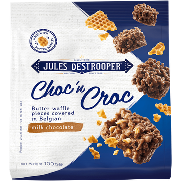 Jules Destrooper Choc'n Croc Milk Chocolate - JUMBO